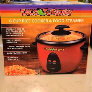 6 cup Rice Cooker and Food Steamer